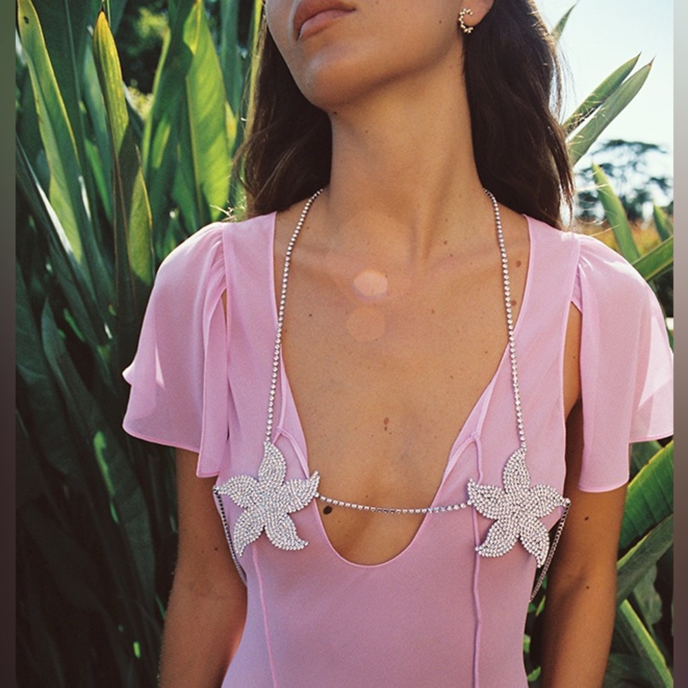 zara | midnight sun rhinestone bralette 🌺